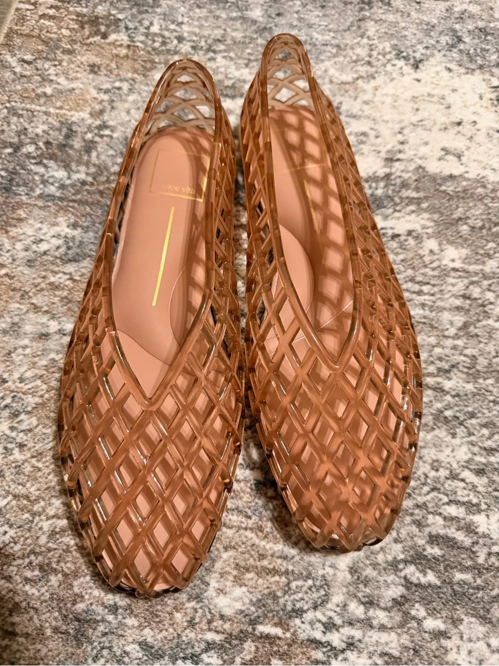 Dolce Vita Jam Mocha Jelly Flats